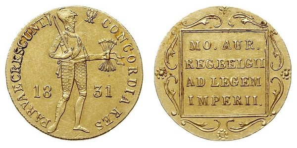 1 Ducat Kingdom of the Netherlands (1815 - ) Gold 