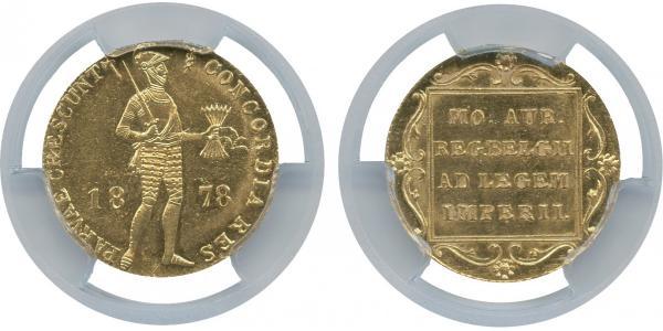 1 Ducat Kingdom of the Netherlands (1815 - ) Gold 