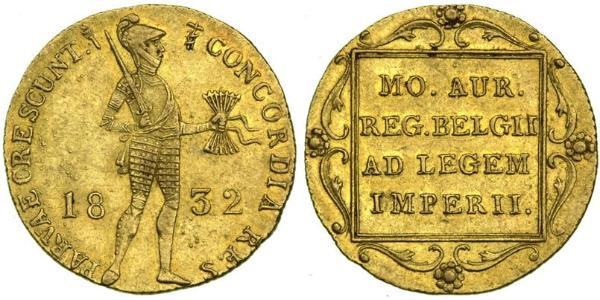 1 Ducat Kingdom of the Netherlands (1815 - ) Gold 