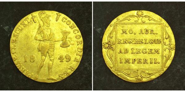 1 Ducat Kingdom of the Netherlands (1815 - ) Gold 