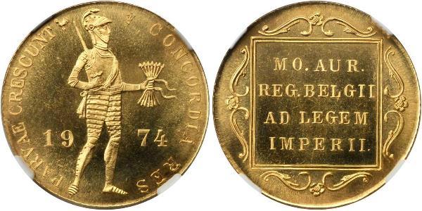 1 Ducat Kingdom of the Netherlands (1815 - ) Gold 