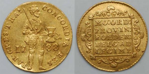 1 Ducat Kingdom of the Netherlands (1815 - ) Gold 