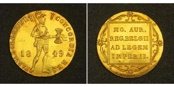 1 Ducat Kingdom of the Netherlands (1815 - ) Gold 