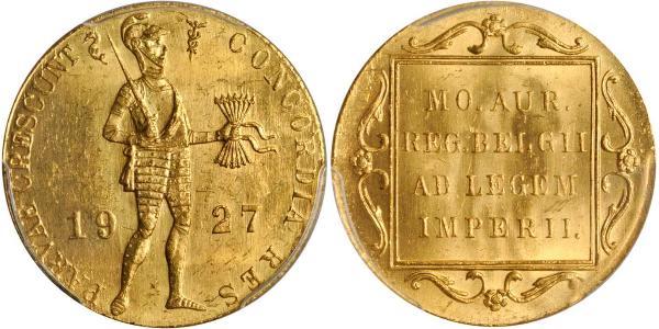 1 Ducat Kingdom of the Netherlands (1815 - ) Gold 