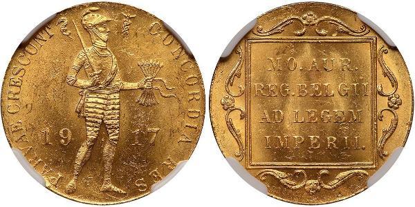 1 Ducat Kingdom of the Netherlands (1815 - ) Gold 