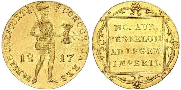 1 Ducat Kingdom of the Netherlands (1815 - ) Gold 