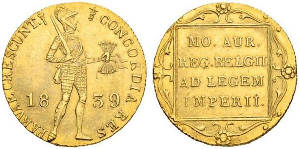 1 Ducat Kingdom of the Netherlands (1815 - ) Gold 