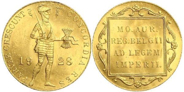 1 Ducat Kingdom of the Netherlands (1815 - ) Gold 