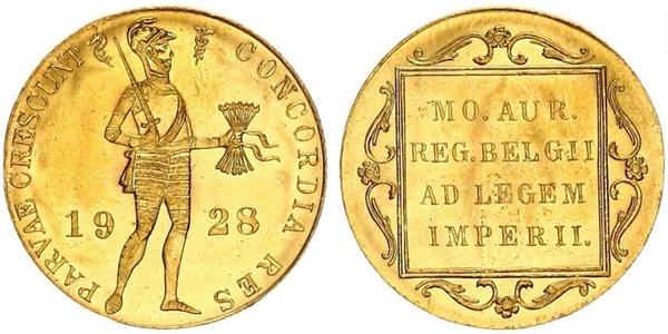 1 Ducat Kingdom of the Netherlands (1815 - ) Gold 