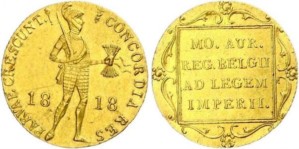 1 Ducat Kingdom of the Netherlands (1815 - ) Gold 