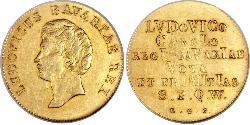 1 Ducat Königreich Bayern (1806 - 1918) Gold Ludwig I. (Bayern)(1786 – 1868)
