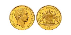 1 Ducat Königreich Bayern (1806 - 1918) Gold Maximilian II. Joseph (Bayern)(1811 - 1864)