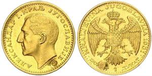 1 Ducat Königreich Jugoslawien (1918-1943) Gold Alexander I of Yugoslavia (1888 - 1934)