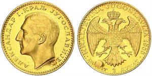 1 Ducat Königreich Jugoslawien (1918-1943) Gold Alexander I of Yugoslavia (1888 - 1934)