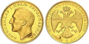 1 Ducat Königreich Jugoslawien (1918-1943) Gold Alexander I of Yugoslavia (1888 - 1934)