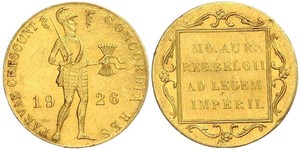 1 Ducat Königreich der Niederlande (1815 - ) Gold 