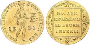 1 Ducat Königreich der Niederlande (1815 - ) Gold 