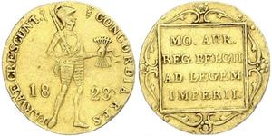 1 Ducat Königreich der Niederlande (1815 - ) Gold 