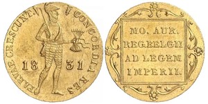 1 Ducat Königreich der Niederlande (1815 - ) Gold 