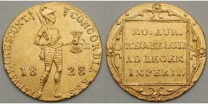 1 Ducat Königreich der Niederlande (1815 - ) Gold 