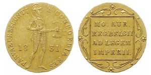 1 Ducat Königreich der Niederlande (1815 - ) Gold 