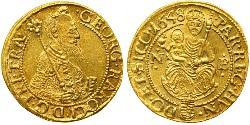 1 Ducat Principality of Transylvania (1571-1711) Gold György Rákóczi I (1593-1648)