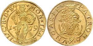 1 Ducat Principality of Transylvania (1571-1711) Gold Sigismund Báthory, von Siebenbürgen (1572 -1613)