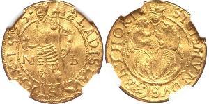 1 Ducat Principality of Transylvania (1571-1711) Gold Sigismund Báthory,  prince of Transylvania (1572 -1613)