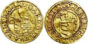 1 Ducat Principality of Transylvania (1571-1711) Gold Gabriel Báthory(1589 – 1613)