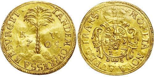 1 Ducat Principality of Transylvania (1571-1711) Gold Francis II Rákóczi (1676 – 1735)