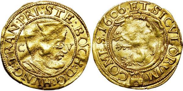 1 Ducat Principality of Transylvania (1571-1711) Gold Stephen Bocskai, prince of Transylvania  (1557 - 1606)