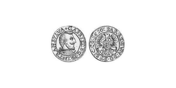 1 Ducat Principality of Transylvania (1571-1711) Gold Gabriel Báthory (1589 – 1613)