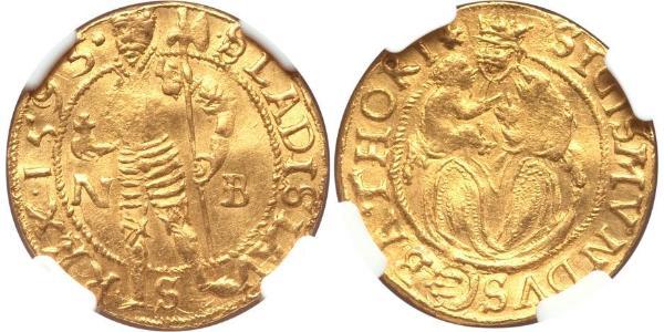 1 Ducat Principality of Transylvania (1571-1711) Gold Sigismund Báthory,  prince of Transylvania (1572 -1613)
