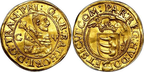 1 Ducat Principality of Transylvania (1571-1711) Gold Gabriel Báthory (1589 – 1613)