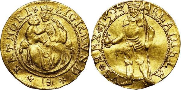 1 Ducat Principality of Transylvania (1571-1711) Gold Sigismund Báthory,  prince of Transylvania (1572 -1613)