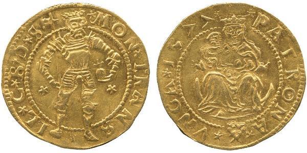 1 Ducat Principality of Transylvania (1571-1711) Gold Sigismund Báthory,  prince of Transylvania (1572 -1613)