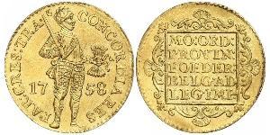 1 Ducat Republik der Sieben Vereinigten Provinzen (1581 - 1795) Gold 