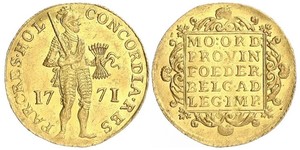 1 Ducat Republik der Sieben Vereinigten Provinzen (1581 - 1795) Gold 