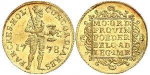 1 Ducat Republik der Sieben Vereinigten Provinzen (1581 - 1795) Gold 