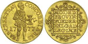 1 Ducat Republik der Sieben Vereinigten Provinzen (1581 - 1795) Gold 