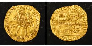 1 Ducat Republik der Sieben Vereinigten Provinzen (1581 - 1795) Gold 