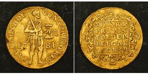 1 Ducat Republik der Sieben Vereinigten Provinzen (1581 - 1795) Gold 