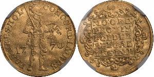 1 Ducat Republik der Sieben Vereinigten Provinzen (1581 - 1795) Gold 