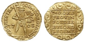 1 Ducat Republik der Sieben Vereinigten Provinzen (1581 - 1795) Gold 