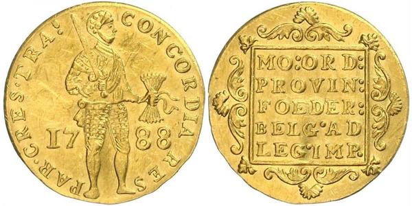 1 Ducat Republik der Sieben Vereinigten Provinzen (1581 - 1795) Gold 