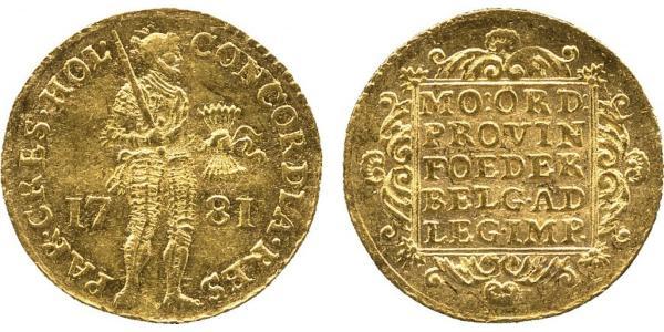 1 Ducat Republik der Sieben Vereinigten Provinzen (1581 - 1795) Gold 