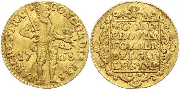 1 Ducat Republik der Sieben Vereinigten Provinzen (1581 - 1795) Gold 