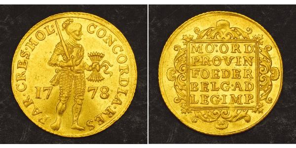 1 Ducat Republik der Sieben Vereinigten Provinzen (1581 - 1795) Gold 