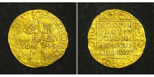 1 Ducat Republik der Sieben Vereinigten Provinzen (1581 - 1795) Gold 