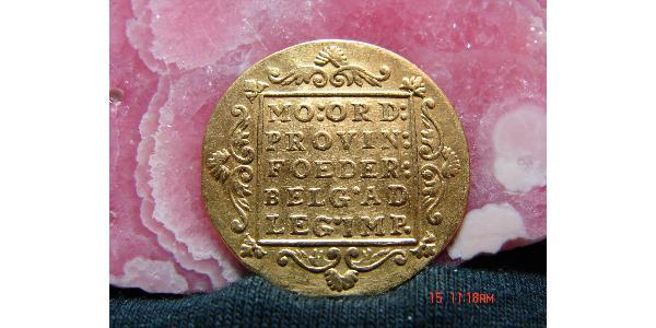 1 Ducat Republik der Sieben Vereinigten Provinzen (1581 - 1795) Gold 